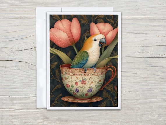 Bird Greeting Card Set, Everyday Card, Snail Mail Stationery, Just Because Card, Colorful Notecards, Blank Notecard, Birthday Card Pack,EC52