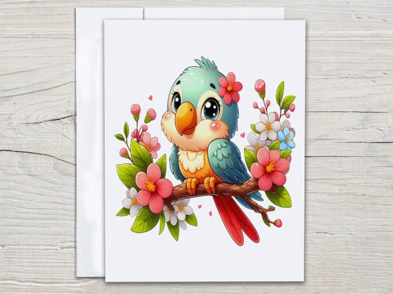 Bird Notecard Set, Blank Notecard, Bird Thank You Cards, Everyday Card, All Occasion Cards, Miss You Card, Greeting Cards, Birthday, EC284