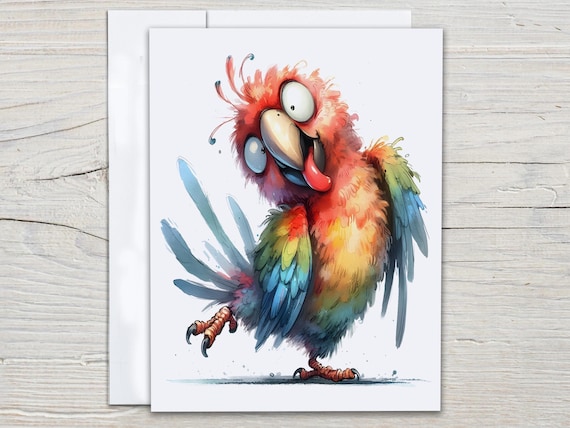 Cute Australian Bird Notecard Set, Thank You Card, Everyday Cards, Correspondence, Bday Card for Her, Bird Birthday Card, Stationery, EC213