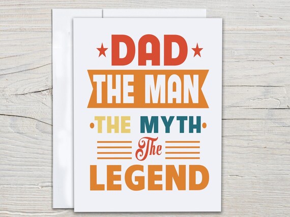 Father's Day Card, Daddy Birthday Card, 1st Fathers Day, Funny Dad Card, Card For Daddy, Greetings Card, Happy Father's Day, FD4
