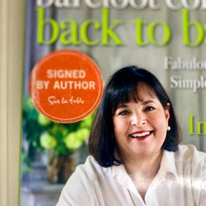 Signed Ina Garten Barefoot Contessa Back to Basics Cookbook • 2008 First Edition • Vintage Entertaining Book