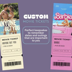 Personalisierte digitale Kinokarten
