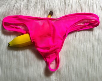 Men's Hot Pink Thong — “THE APHRODITE”