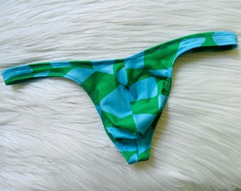 Men's Jersey Thong - "THE 1960s A-GO-GO”