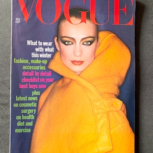 vintage Vogue UK Magazine 15 septembre 1976 Omslag : Marie Helvin et David Bailey