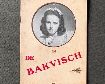 Livret vintage de films néerlandais des années 30 Deanna Durbin That Certain Age De Bakvisch