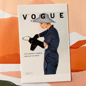 Unbenutzte Postkarte Vogue 100 Iconic Covers Irving Penn May 1 1952