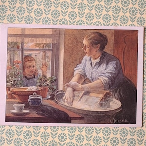 Postal usada años 70 Cornelis Jetses Niños holandeses