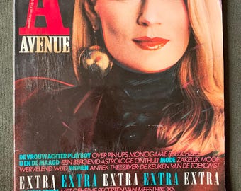 Vintage Avenue Magazine September 1981 Dutch Fashion & Design Early 1980s Linda Spierings Model