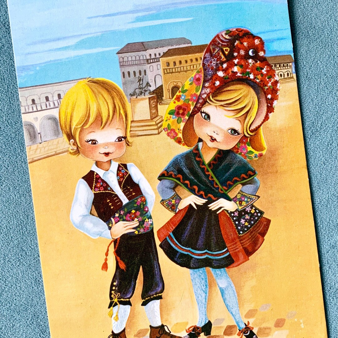 Vintage Paar Souvenir Zaragoza Spanje Etsy Nederland