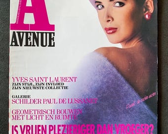 Vintage Avenue Magazine, November 1982 Dutch Fashion, Yves Saint Laurent