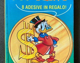 Vintage 1990 Italian Walt Disney Topolino Comic Book N.1820
