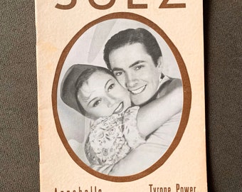 livret film vintage néerlandais des années 30 Suez Annabella Tyrone Power Loretta Young