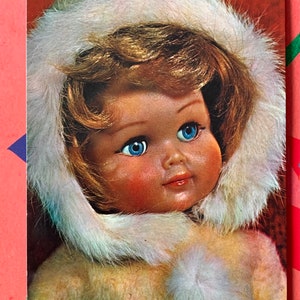 Ongebruikte vintage ansichtkaart jaren 70 pop Blue Eyes Winter no2.
