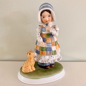 Vintage Holly Hobbie ‘Blue Girl’ Porcelain Figurine Designers Collection