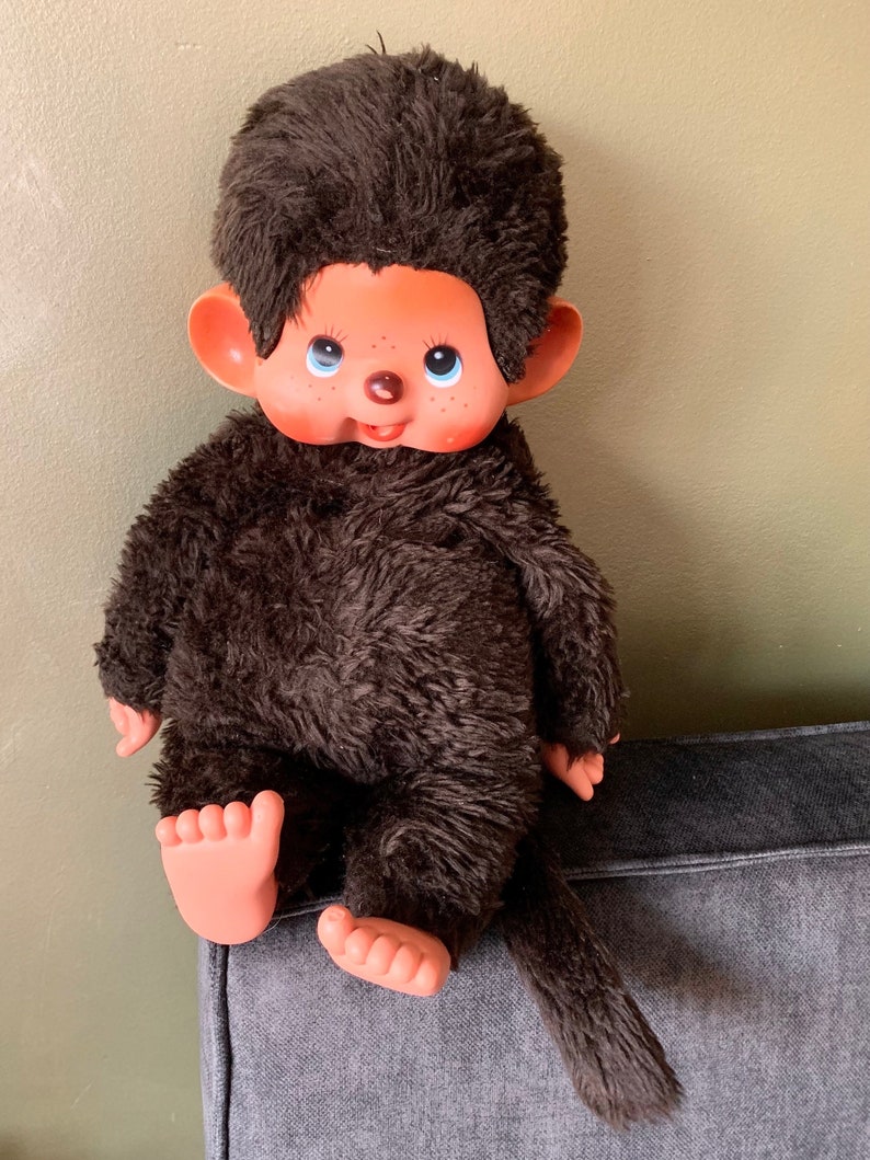 Vintage 70s Large XL Monchichi Monkey Sekiguchi image 1