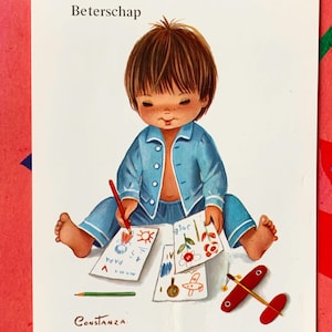 Ongebruikte vintage ansichtkaart Cute Boy van Constanza, Espagne, années 70 7205/31-B