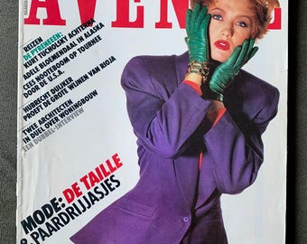 Vintage Dutch Avenue Magazine October 1985 Fashion Travel Art 191 Pages