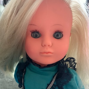Vintage 3Ms Doll Germany 70s Blonde