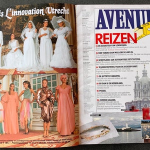 Vintage Dutch Avenue Magazine Februari 1983 Fashion 130 Pages image 3