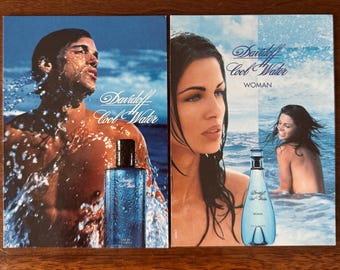 Vintage Calvin Klein CK One Postcard Set, Kate Moss 1990s
