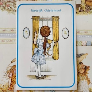 Ongebruikte Vintage jaren '70 Holly Hobbie Ansichtkaart