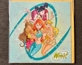 Vintage Winx Club Greeting Card, 2005 Y2K Pop Culture Collectible