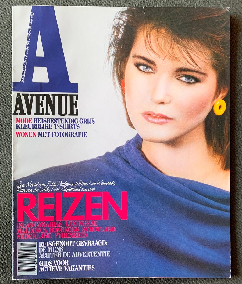 Vintage Dutch Avenue Magazine Februari 1983 Fashion 130 Pages image 1
