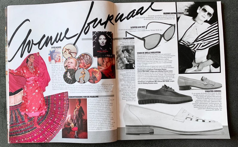 Vintage Dutch Avenue Magazine Februari 1983 Fashion 130 Pages image 4