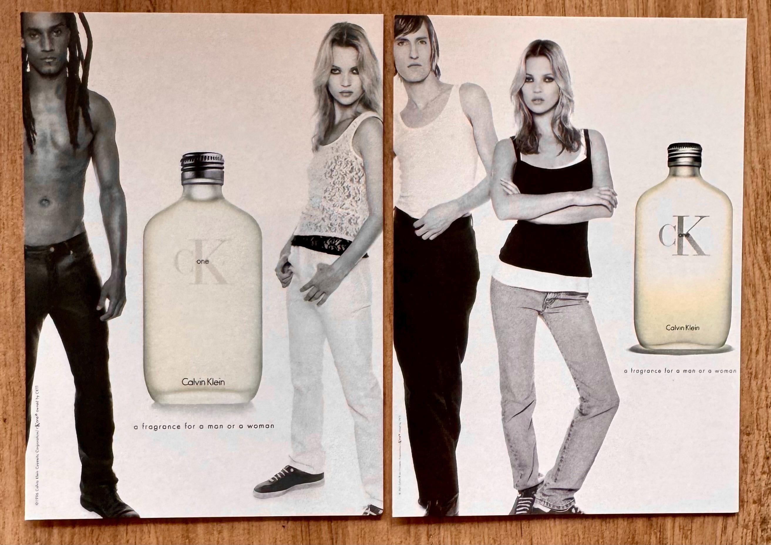 Vintage Calvin Klein CK One Postcard Set, Kate Moss 1990s