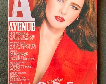 Vintage Dutch Avenue Magazine March 1983 Fashion Paris Milan