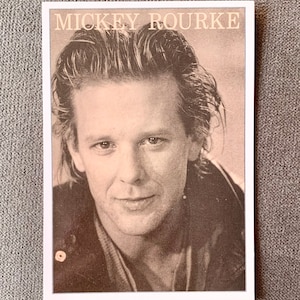 Ongebruikt Mickey Roarke Acteur Ansichtkaart