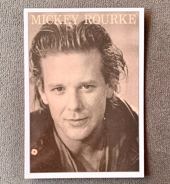 貴重　ミッキー・ローク　Mickey Rourke アメリカ俳優　直筆サイン色紙 貴重 ミッキー・ローク Mickey Rourke アメリカ俳優 直筆サイン色紙