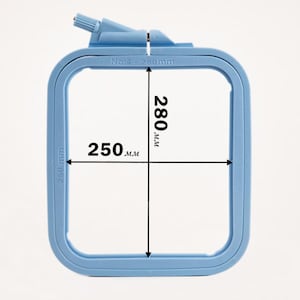 Embroidery Hoop Square, Plastic, Nurge, 25*28 cm