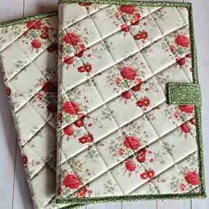 Folder Quilted Cross Stitch Project Bag "Merry Little Christmas" Tilda