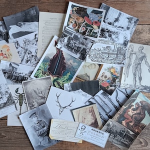 Memento Mori Set 2 Printable Vintage Ephemera Victorian Gothic Post Mortem Instant Download