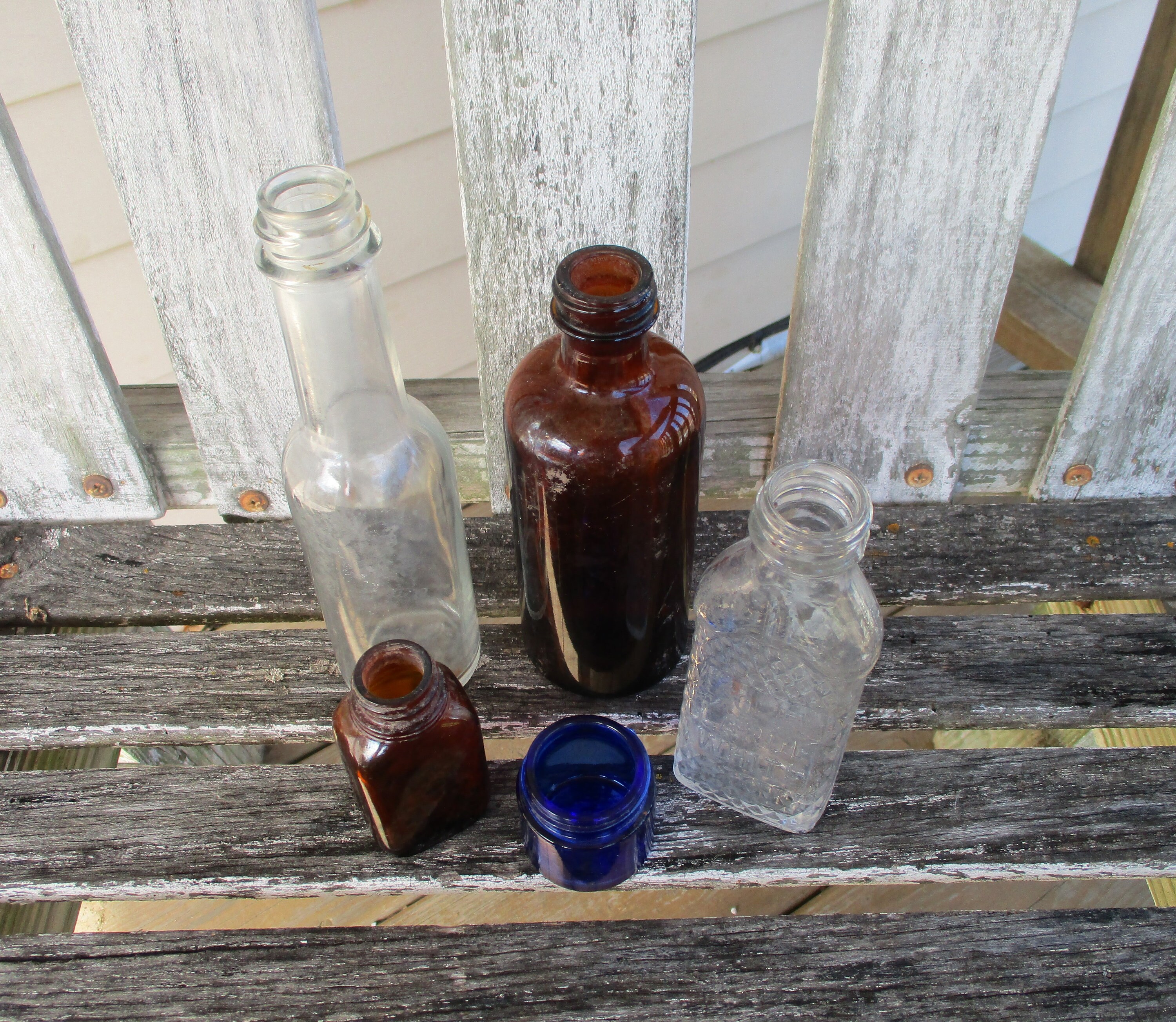 Dug Medicine Bottles Salvage Farm Dump Vintage Rustic Etsy