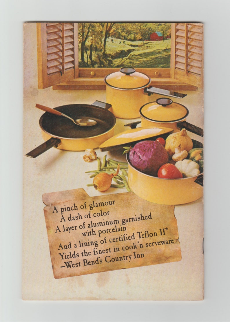 West Bend Country Inn Cookware Vintage 1968 Cookbook Pamphlet Etsy