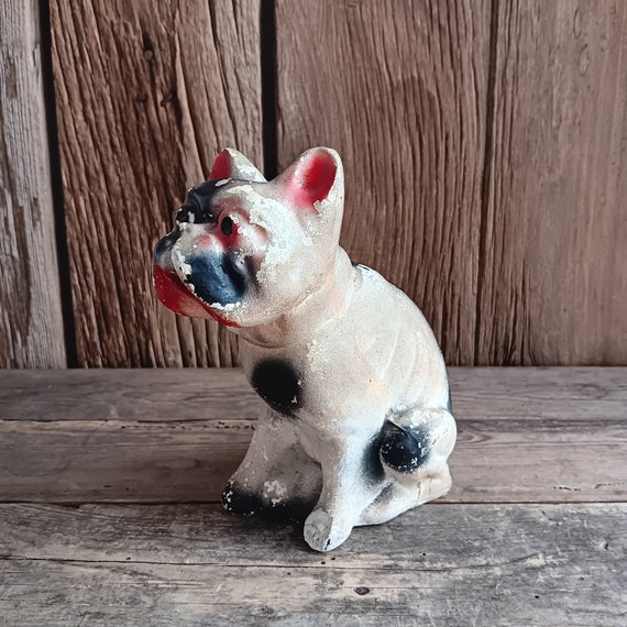 Vintage chalkware Bulldog