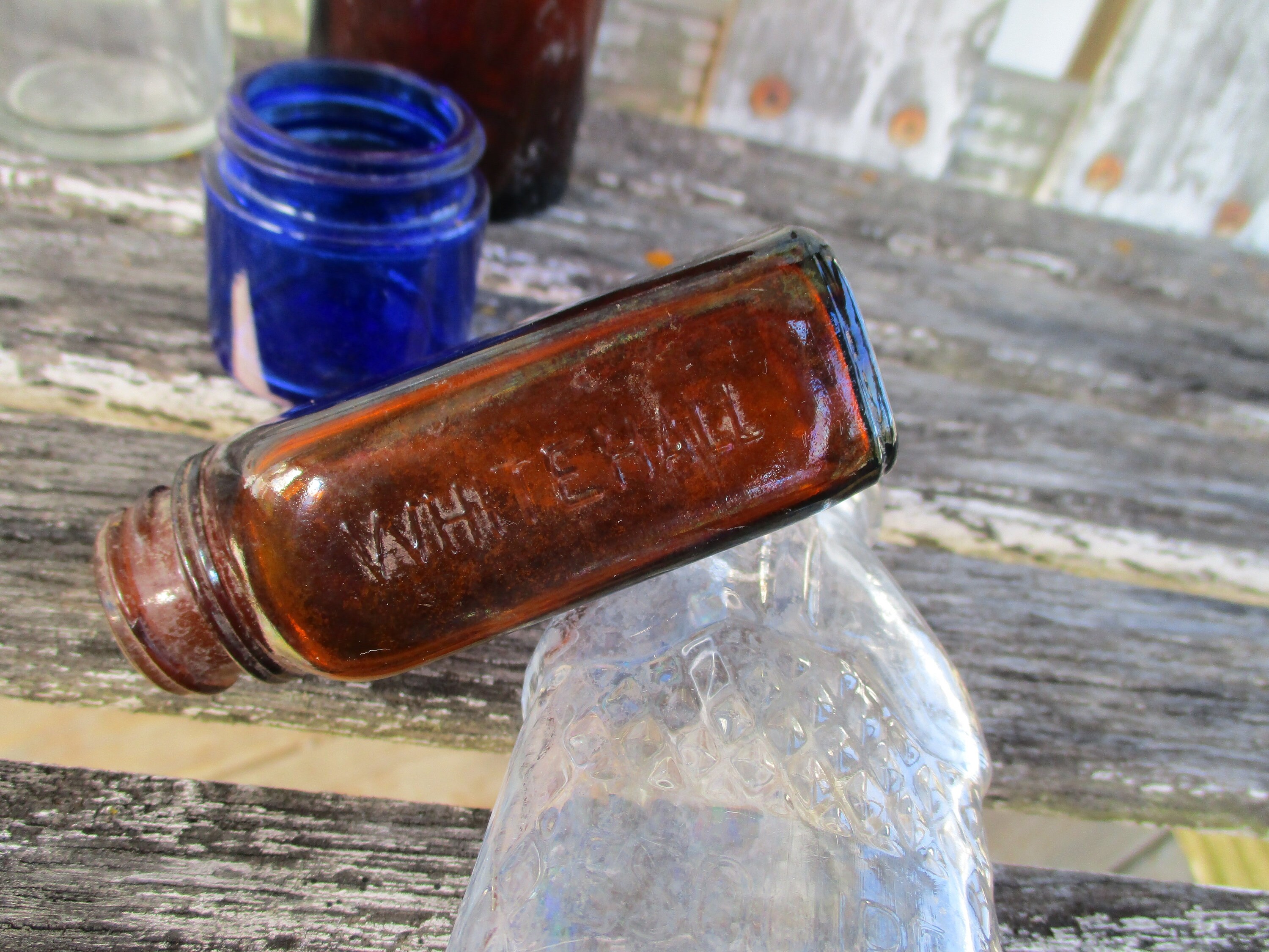 Dug Medicine Bottles Salvage Farm Dump Vintage Rustic Etsy