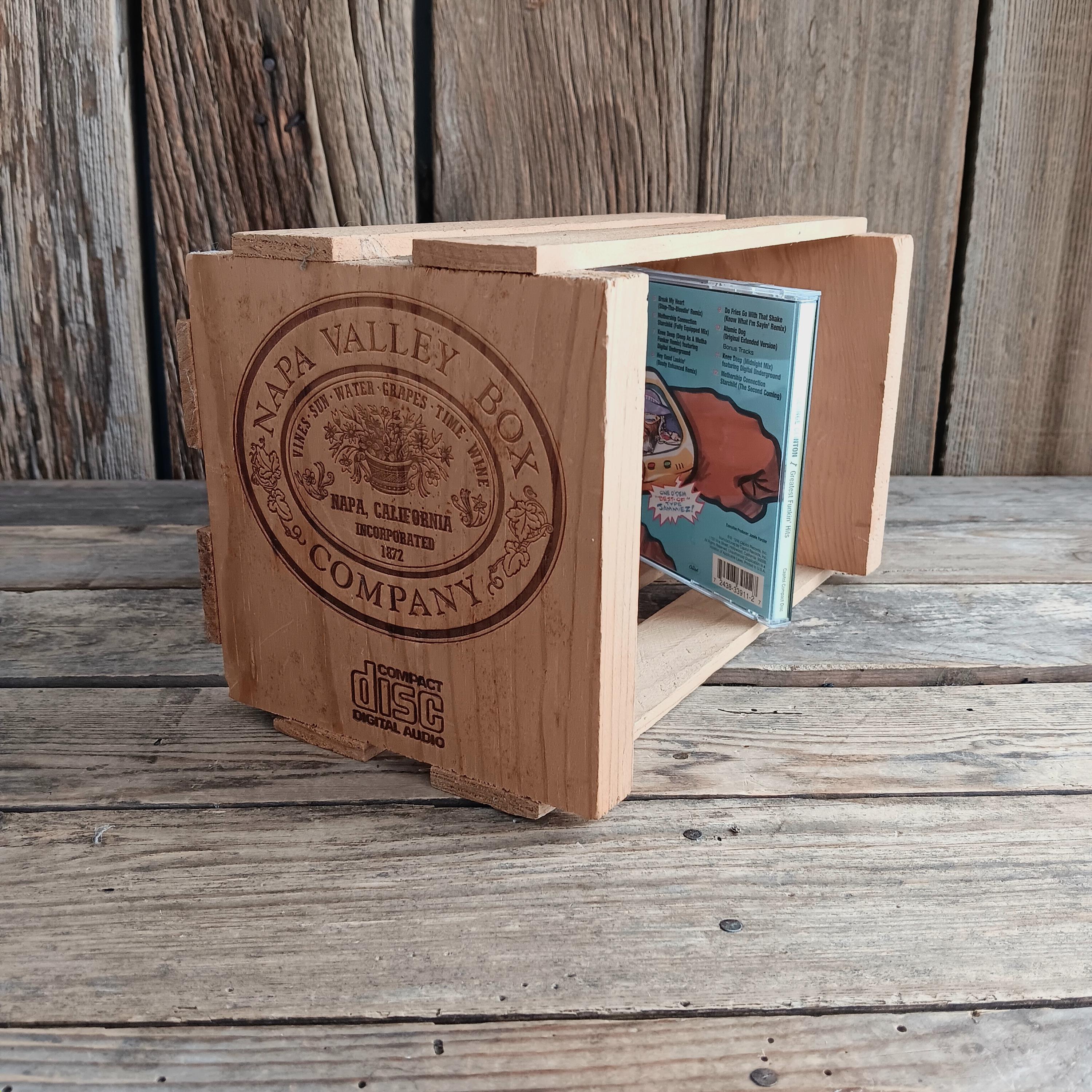 napa valley 木製カセットケース 収納ラック NAPA VALLEY / 木製