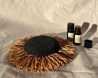 Lava stone and Vetiver essential oil diffuser
