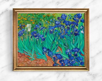 Van Gogh Iris Giclee Print, Spring Fine Art Print - French Painting - Colorful Wall Art - 141