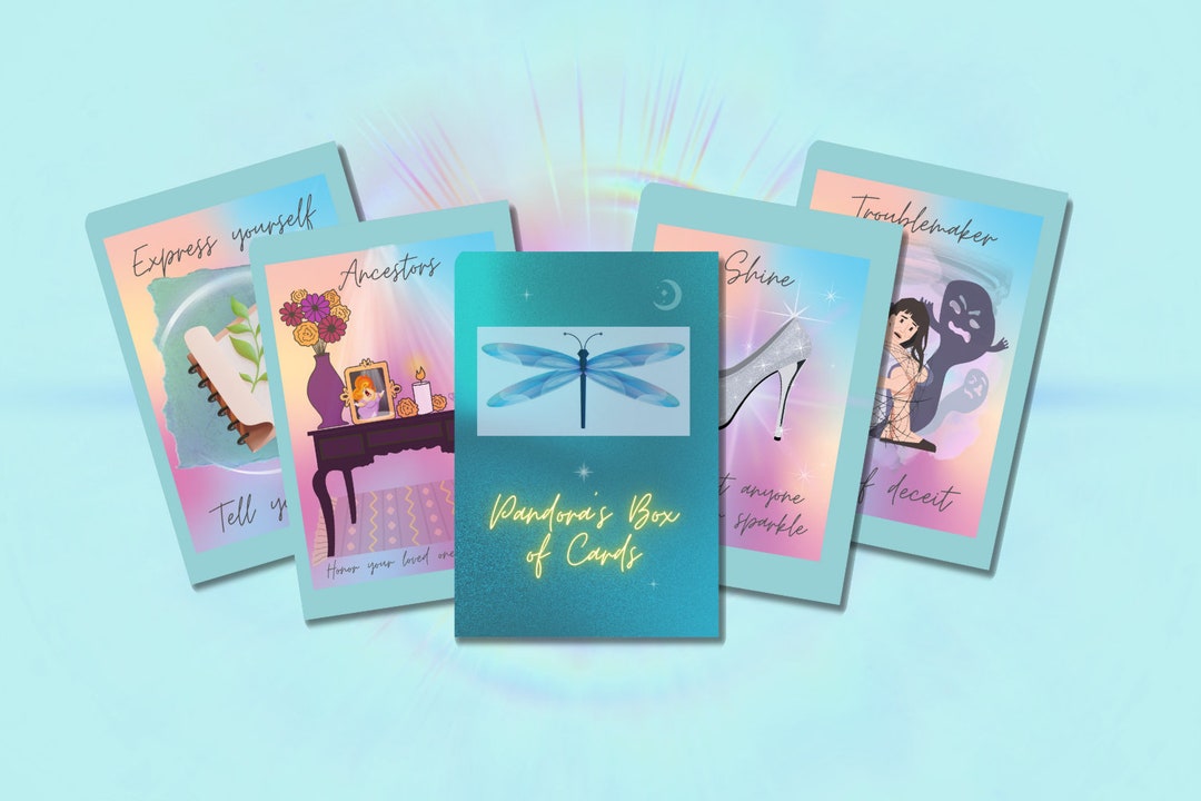 Pandora's Box of Cards Oracle Deck Autographed Etsy