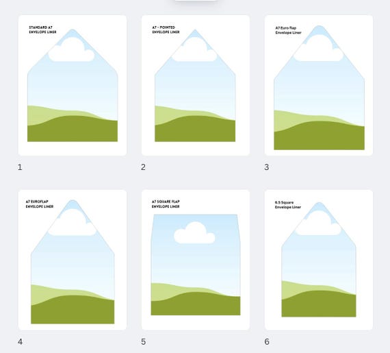 Editable Envelope Liner Template: DIY Stationery Design (Canva Digital Download)