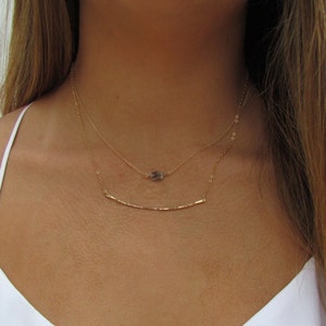 Gorjana rose gold necklace discount