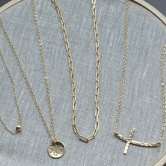Curved Cross Charm Sterling Silver - Made in the USA Curved Cross Charm Sterling Silver - Made in the USA