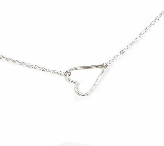 Opening Closing Heart Coming Inside Heart Custom Sterling Silver Necklace