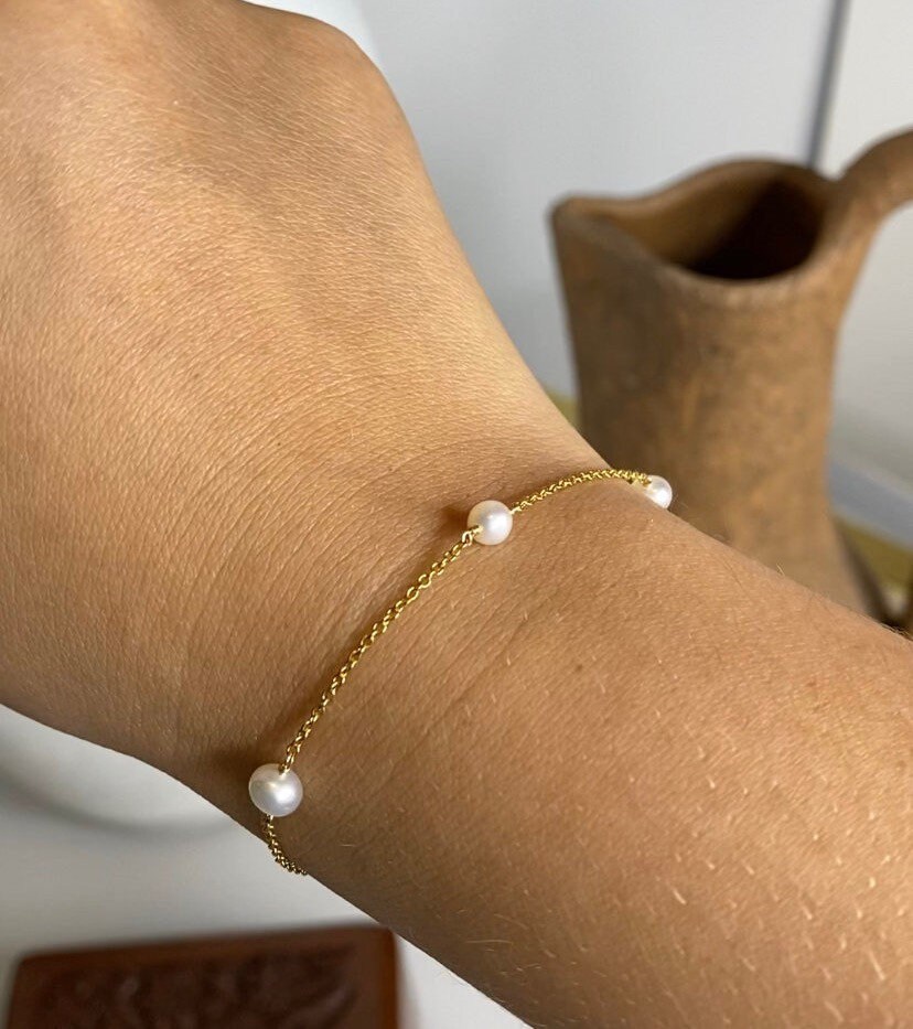 Elegant Two Layer Pearl Bracelet - Modi Pearls