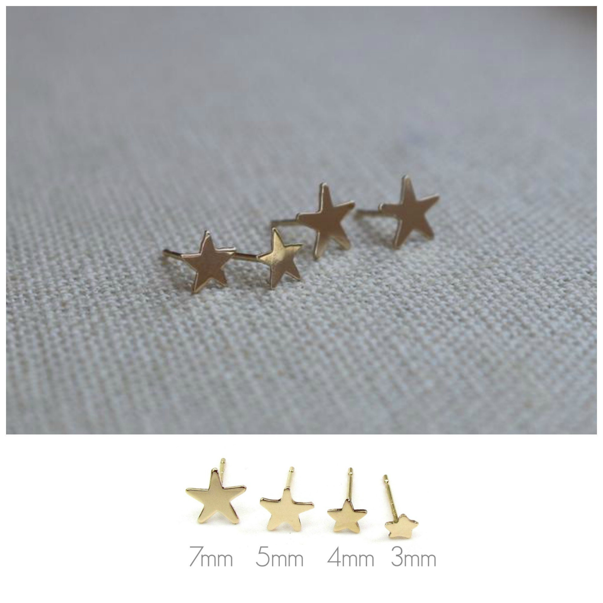 Little Star Iolite Chain Stud Gold main image 1